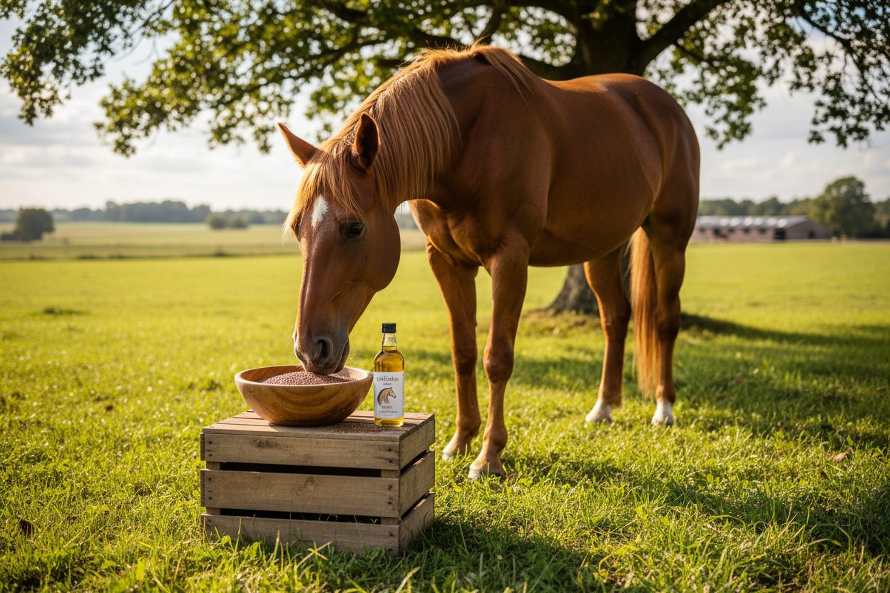 Hørfrøolie til Heste: Fordele og Anvendelse