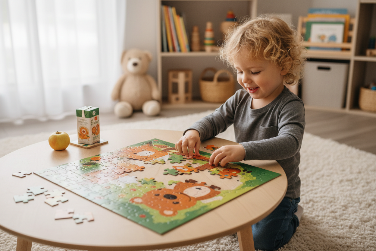 Puslespil til 4-årige: Sjov, Læring og Udvikling